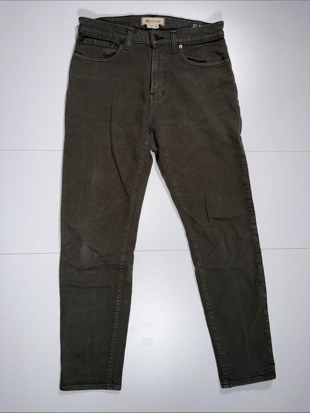 Madewell Green Straight-Leg Jeans W29